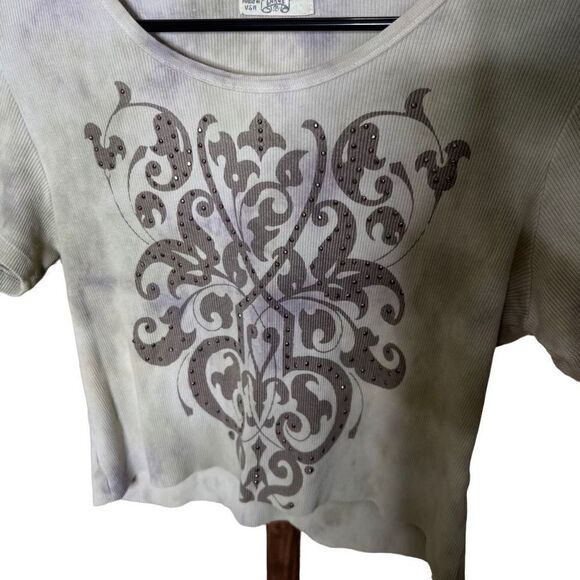 Y2K Skinny Minnie USA Crop Top - Picture 2 of 4